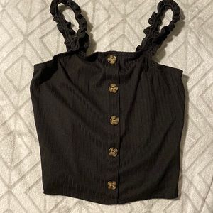 Cropped tank, size medium (7-9)